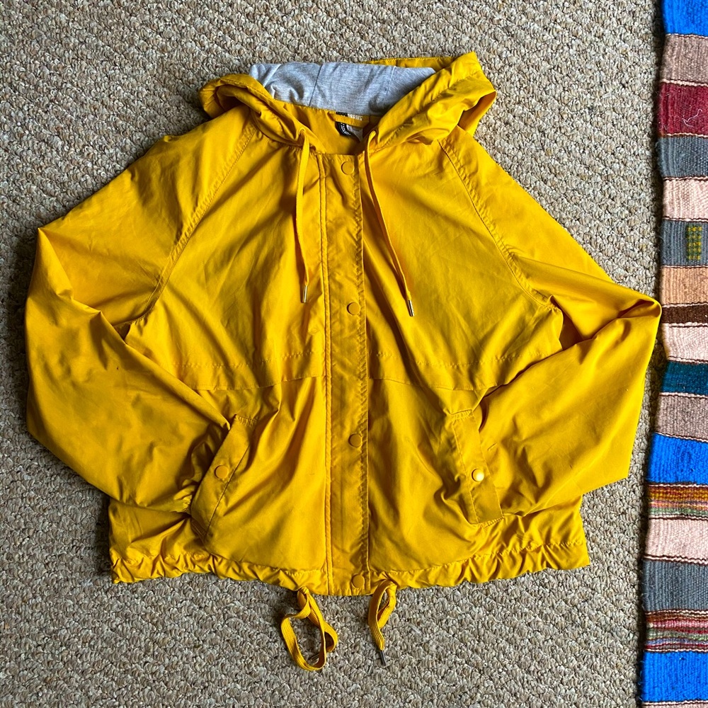 Yellow Windbreaker